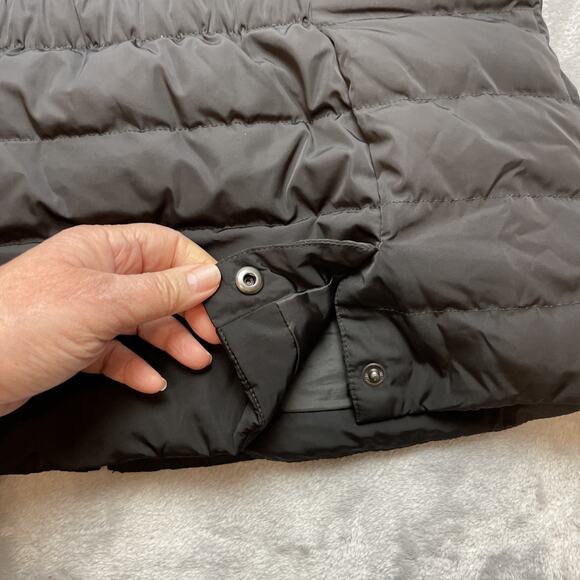 Talbots‎ Down Filled Quilted Puffer Vest Jacket Womens L Black Zip Pockets - Picture 4 of 7
